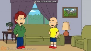 'Caillou plays the fitnessgram pacer test/grounded'
