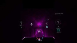 'The Fitness Gram pacer test in beat saber #shorts'