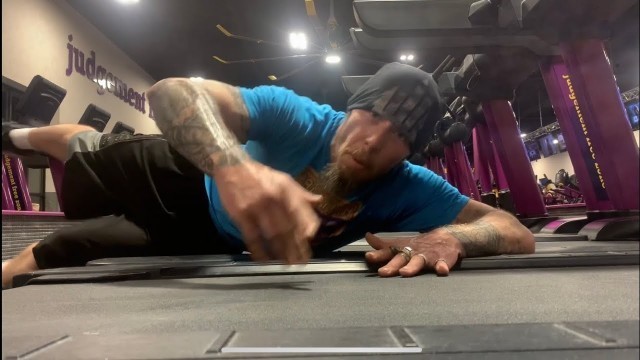 'Planet Fitness Treadmill speed maxed out quarter-mile sprint Jay Drone￼'