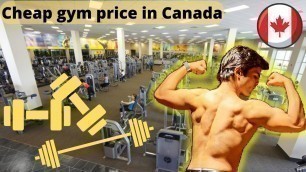 'Gyms in Canada are so cheap! 900 Rupees/ month & Full gym tour | Equipment & services will shock you'