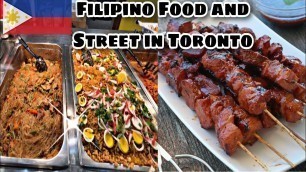 'Filipino Food in Toronto | Walk through Restaurants & the Area'