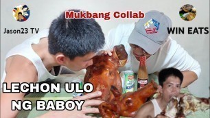 'Lechon Ulo Ng Baboy | Filipino Food Mukbang Collab'