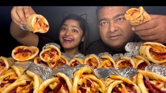 '20 BIGGEST CHICKEN SHAWARMA EATING CHALLENGE 