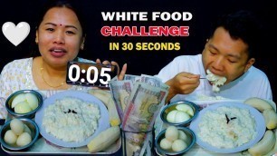 'WHITE FOOD EATING CHALLENGE 