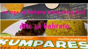 'Filipino food dito sa bahrain