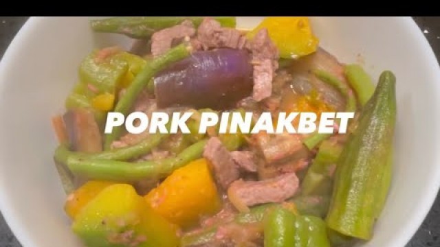 'How to cook Pork Pinakbet: Filipino food famous recipe in the Philippines. Healthy and easy to cook.'