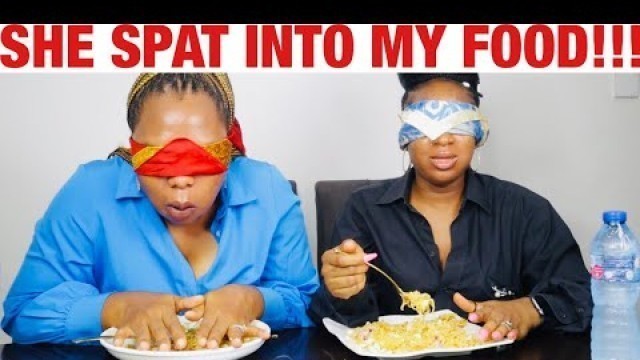 'Blindfolded Noodle Eating Challenge - Who Will Win the $100 Prize?'