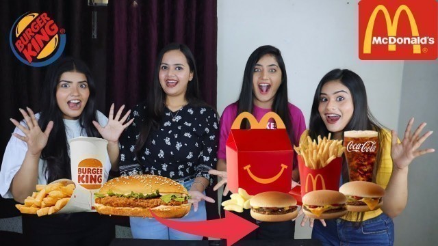 'McDonald\'& Burger King Food Switch Up Challenge | Switch Up Challenge'