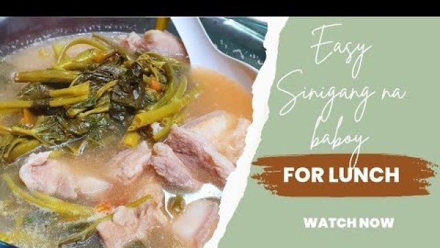 'masarap sa malamig na panahon | sinigang na baboy w/gabi  | filipino food recipe | easy recipe'