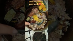 'roasted pig paksiw filipino food #streetfood #friedchicken #shorts'