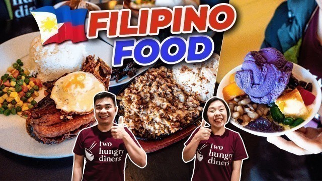 'First Time Trying AUTHENTIC FILIPINO FOOD 