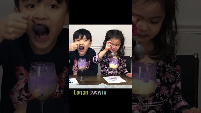 'Kids try Halo Halo for the First time Filipino Food Challenge'