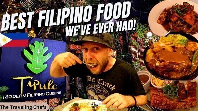 'Searching for the BEST FILIPINO FOOD in the PHILIPPINES | Tipulo Antipolo | Philippines Travel Vlog'