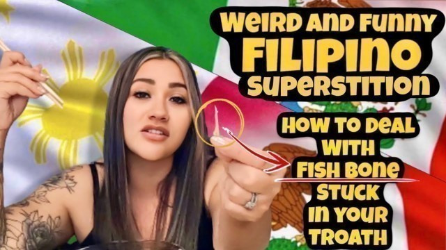 'Funny Filipino Shocking Superstitions | Mexican Mom learns about Filipino food superstitions.'