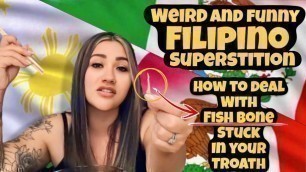 'Funny Filipino Shocking Superstitions | Mexican Mom learns about Filipino food superstitions.'