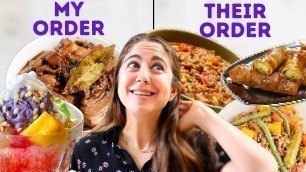 'I Ordered Filipino Food for the First Time!'