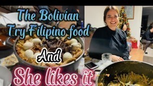 'The Bolivian likes filipino food The Batangas LOMI Overload'