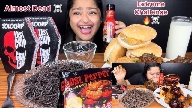 'EXTREME SPICY CHALLENGE ☠️ ALMOST DEAD 