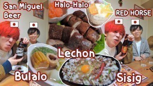 'Trying Filipino Food at a Restaurant in Japan for the First Time!!'