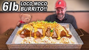 'Aina Grill\'s Overstuffed 6lb Hawaiian Loco Moco Burrito Challenge in Waipahu, Hawaii!!'