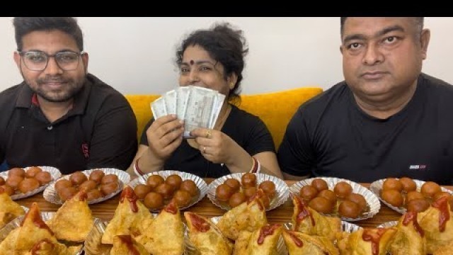 'FUNNY GULABJAMUN AND SAMOSA CHALLENGE 