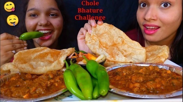 'Chole Bhature Eating Challenge || Food Eating Challenge || Sister Edition || Foodie JD Vlogs'