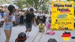 'Filipino Food Festival Stuttgart, Germany | Surprise Tinikling Dance'