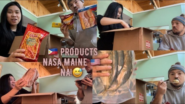 'Unboxing Filipino food products we ordered online. 