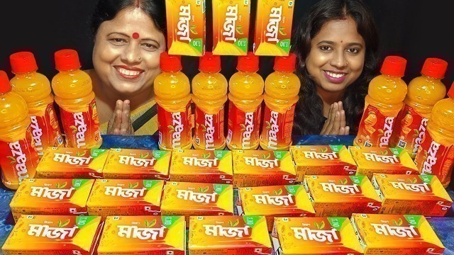 '30 MAAZA DRINK CHALLENGE | FROOTI CHALLENGE | MANGO JUICE CHALLENGE |  FOOD EATING COMPETITION'