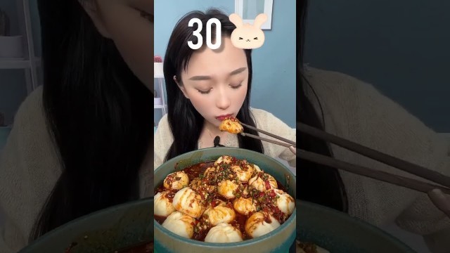 'Eating Challenge ( 30 DimSums, momo ) | #asmr #food #shorts'