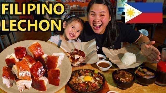 'Filipino Street Food! CRISPY PORK LECHON BABOY, SISIG, SINIGANG - Best Filipino Food Philippines'