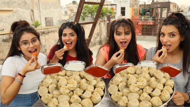 '100 Momos Eating Challenge | Unlimited Momos Eating Challenge | Food Challenge'