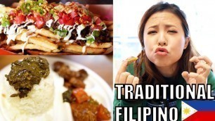 'Traditional vs Fusion Filipino Cuisine | Why Filipino Food is SO GOOD'