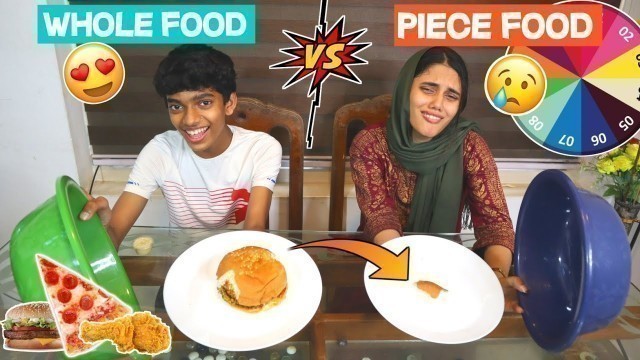 'Whole Food Vs Piece of Food Eating Challenge| Climax twist വേറെ ലെവൽ തന്നെ 