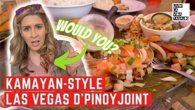 'Filipino Food BOODLE FIGHT Review in Las Vegas'