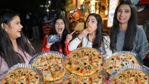 'Pizza Challenge Finished in 1 Minute | Street Pizza Eating Challenge | Food Challenge'