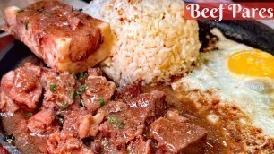 'Sizzling Pares - Filipino food at Lucky Plaza Asian Food Mall'