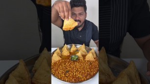 'CHOLE SAMOSA EATING CHALLENGE