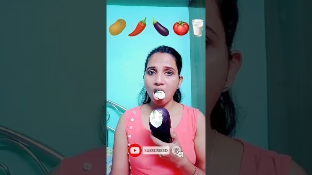 'emoji food eating challenge || #youtubeshorts'