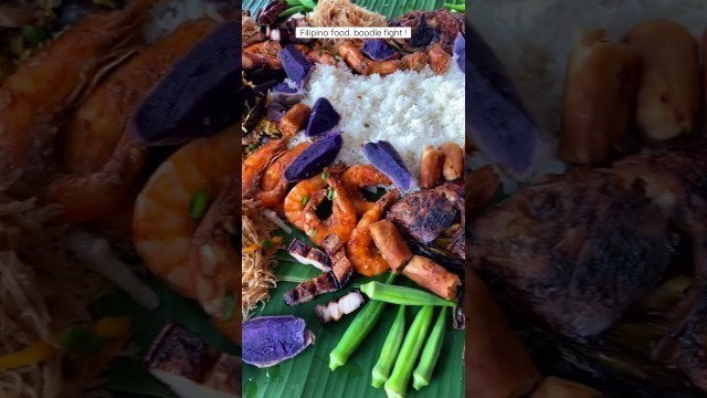 'Filipino Food | Boodle Fight #short  #shortvideo #boodlefight  #foryou #filipinofood'