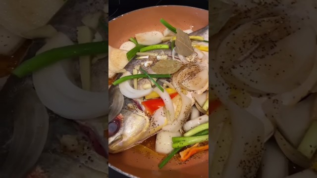 'PAKSIW  ISDA(pompano) #shorts #fish #filipino food #recipe'