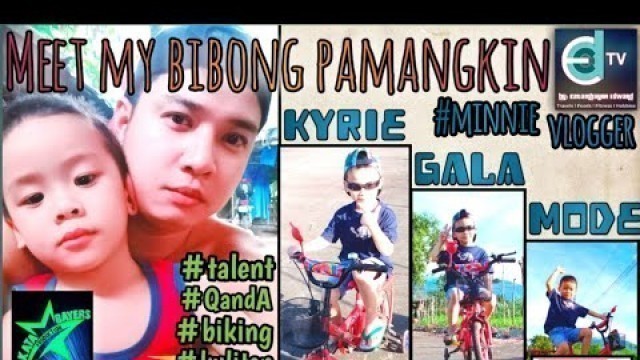 'Meet my minnie vlogger Kyrie Eron... #pangarap #favoritefood #talent #triptobaguio'