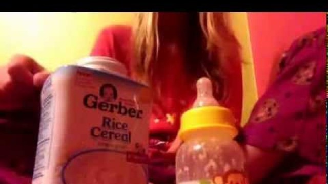 'How to make reborn baby formula with baby rice cereal'