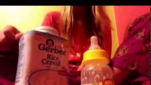 'How to make reborn baby formula with baby rice cereal'