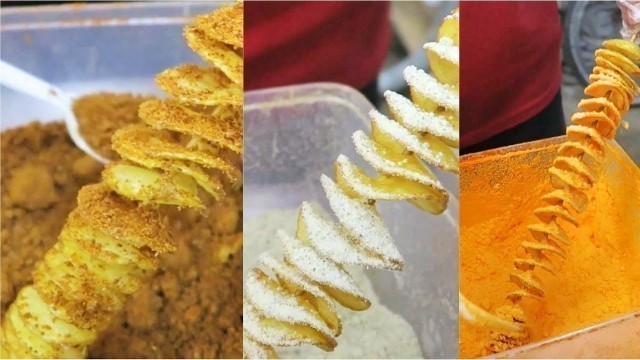 'TORNADO POTATO | Philippines Street Food'