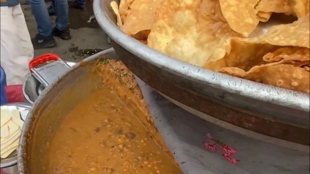 'Muradabadi Chole Papdi | Indian Street Food #shorts'