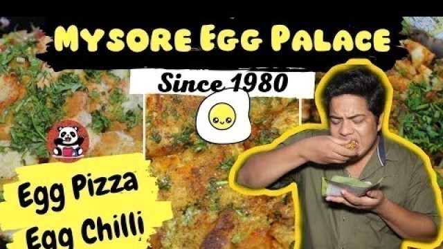 'Egg Palace Mysore | Mysore Street Food | Kannada Food Review | Eating Panda |'