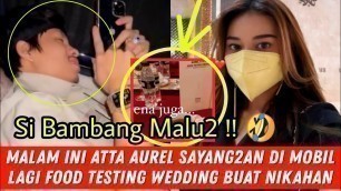 'SAYANG2AN DI MOBIL !!! ATTA DAN AUREL HERMANSYAH LAGI FOOD TESTING WEDDING BUAT PERNIKAHANNYA'