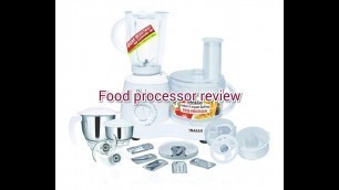 'Food processor demo or review'