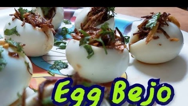 'Burmese Street Food Recipe | Egg Bejo/Egg Bhejo in Tamil | Making Signature Food of Burma'